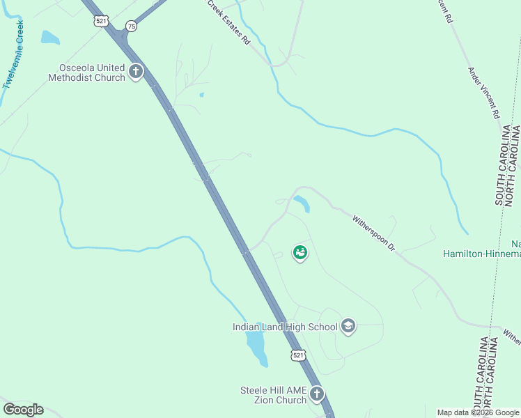 map of restaurants, bars, coffee shops, grocery stores, and more near 6231 Witherspoon Drive in Lancaster