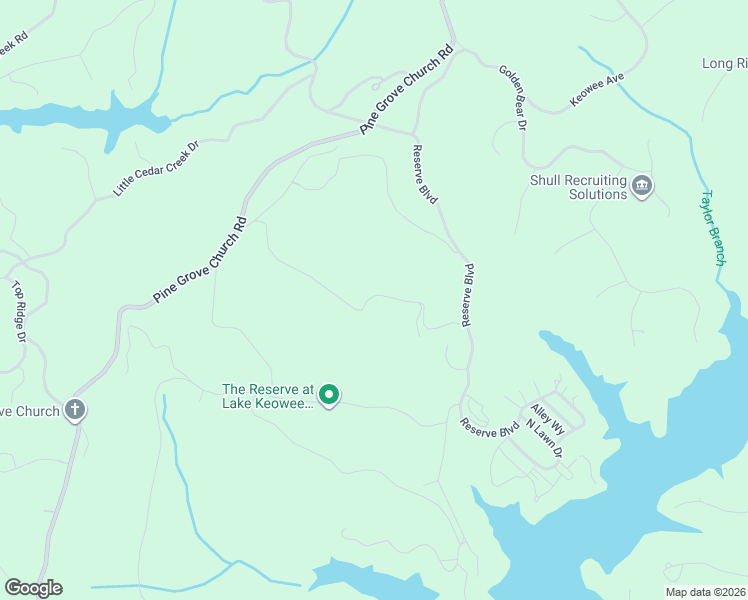 map of restaurants, bars, coffee shops, grocery stores, and more near in Keowee Key