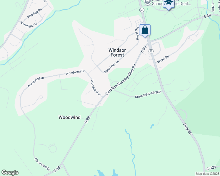 map of restaurants, bars, coffee shops, grocery stores, and more near 1704 Carolina Country Club Road in Spartanburg