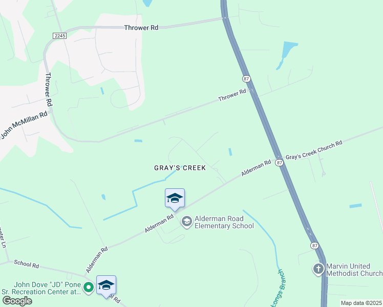 map of restaurants, bars, coffee shops, grocery stores, and more near 2628 Riddle Farm Road in Fayetteville