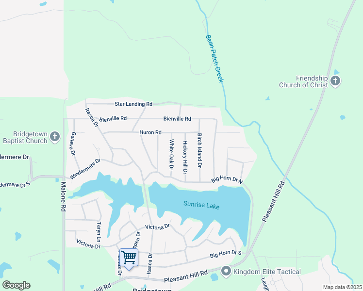 map of restaurants, bars, coffee shops, grocery stores, and more near 2755 Hickory Hill Drive in DeSoto County