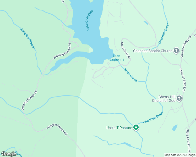 map of restaurants, bars, coffee shops, grocery stores, and more near 313 Knox Creek Road in Seneca