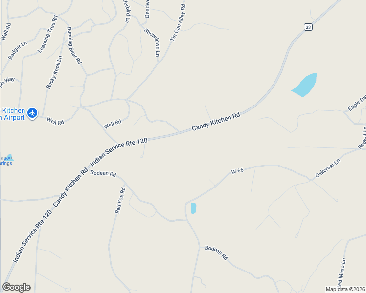 map of restaurants, bars, coffee shops, grocery stores, and more near 500 Candy Kitchen Road in Ramah