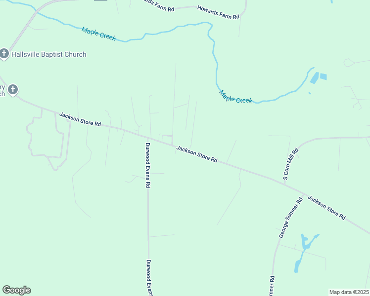 map of restaurants, bars, coffee shops, grocery stores, and more near 395 Jackson Store Road in Beulaville