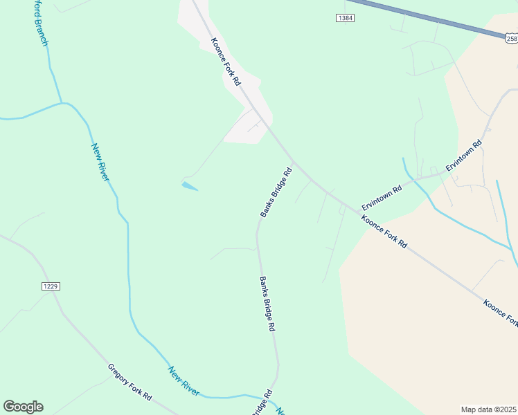 map of restaurants, bars, coffee shops, grocery stores, and more near 140 Banks Bridge Road in Richlands