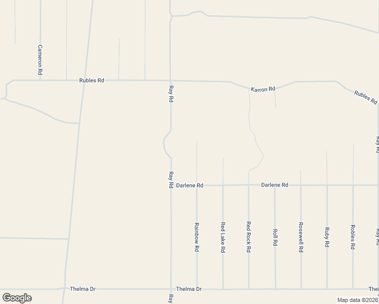 map of restaurants, bars, coffee shops, grocery stores, and more near 11173 Rainbow Road in Yucca