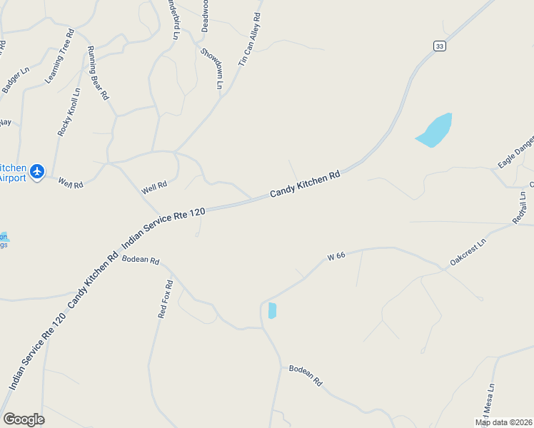 map of restaurants, bars, coffee shops, grocery stores, and more near 500 Candy Kitchen Road in Ramah