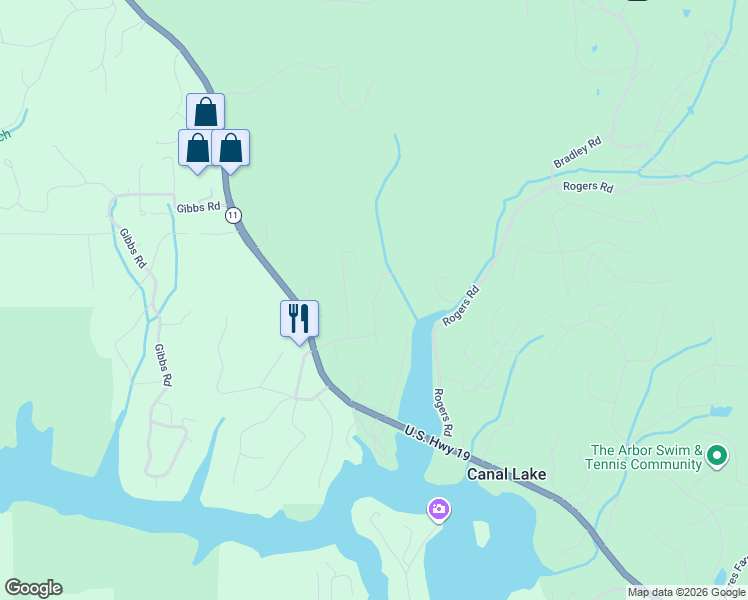 map of restaurants, bars, coffee shops, grocery stores, and more near 70 Tombstone Drive in Blairsville