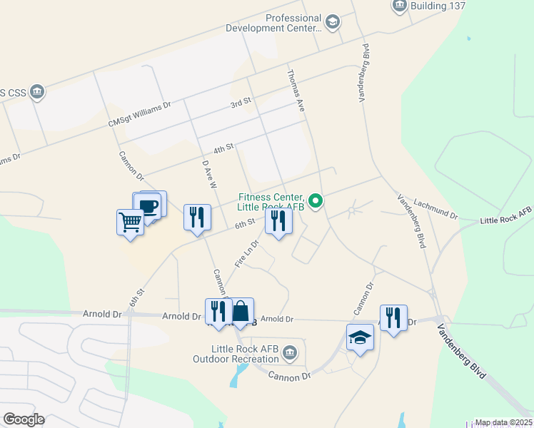 map of restaurants, bars, coffee shops, grocery stores, and more near in Jacksonville