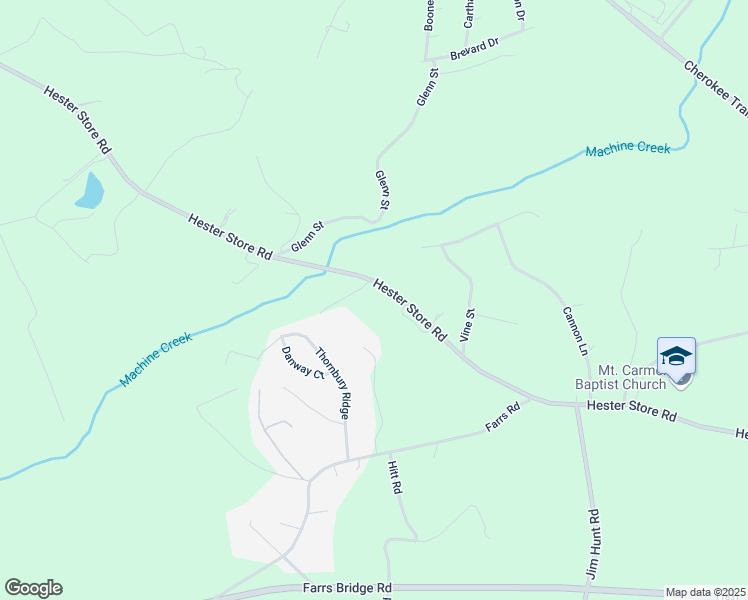 map of restaurants, bars, coffee shops, grocery stores, and more near 109 Mlj Summit in Easley