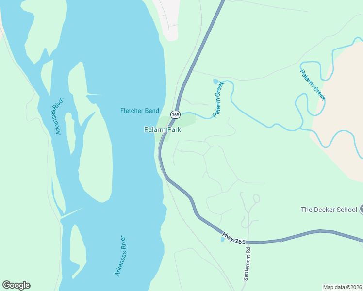 map of restaurants, bars, coffee shops, grocery stores, and more near 15525 Harbor Point Lane in North Little Rock