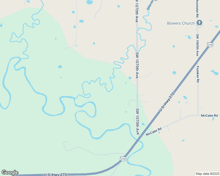 map of restaurants, bars, coffee shops, grocery stores, and more near 975 Southwest 1070th Avenue in Wilburton