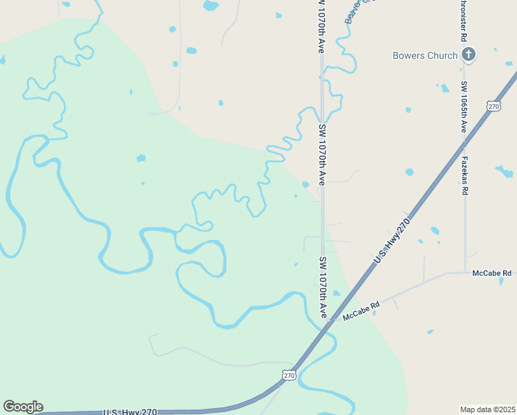 map of restaurants, bars, coffee shops, grocery stores, and more near 975 Southwest 1070th Avenue in Wilburton