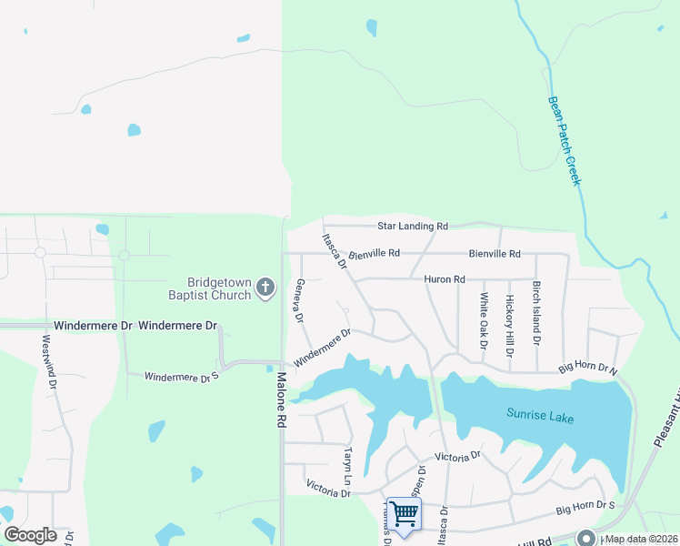 map of restaurants, bars, coffee shops, grocery stores, and more near 2631 Itasca Drive in DeSoto