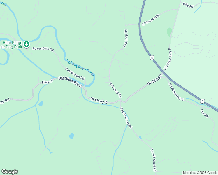 map of restaurants, bars, coffee shops, grocery stores, and more near 13 Black Oak Ridge Road in Blue Ridge