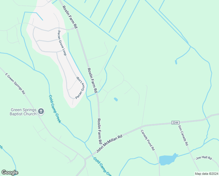 map of restaurants, bars, coffee shops, grocery stores, and more near 6624 Valley Falls Road in Hope Mills