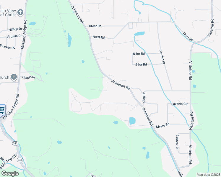 map of restaurants, bars, coffee shops, grocery stores, and more near 79 Liberty Drive in Chickamauga