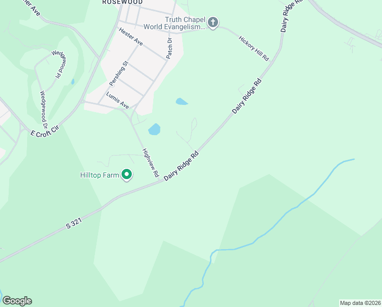 map of restaurants, bars, coffee shops, grocery stores, and more near 410 Dairy Ridge Road in Spartanburg