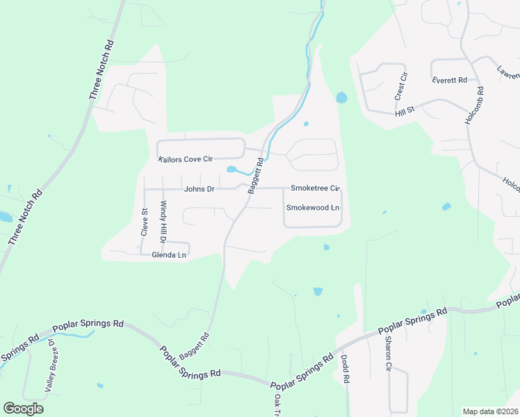 map of restaurants, bars, coffee shops, grocery stores, and more near 80-86 Carlton Lane in Ringgold