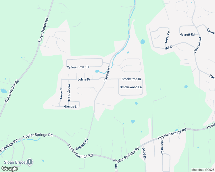 map of restaurants, bars, coffee shops, grocery stores, and more near 80-86 Carlton Lane in Ringgold