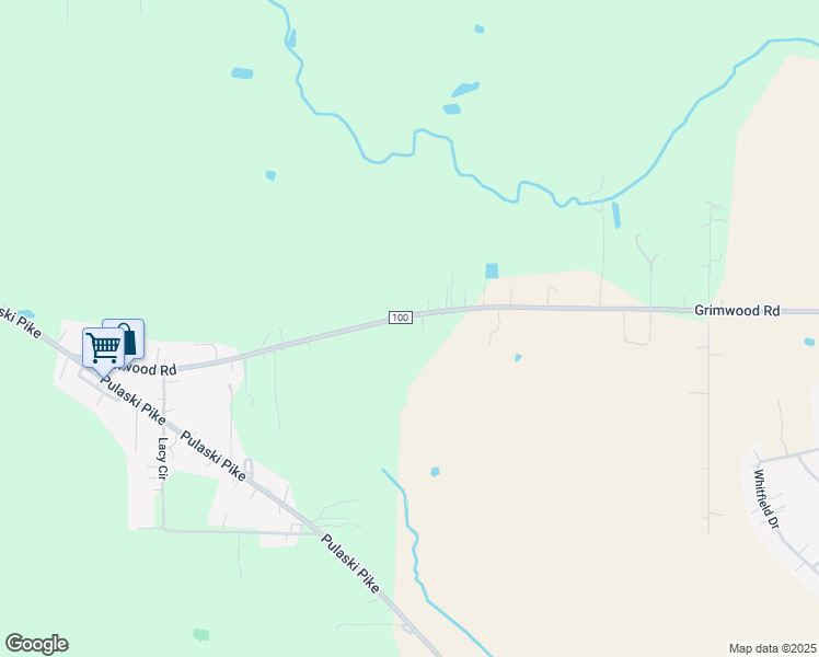 map of restaurants, bars, coffee shops, grocery stores, and more near 2238 Grimwood Road in Toney
