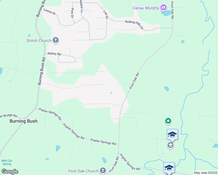 map of restaurants, bars, coffee shops, grocery stores, and more near 1688 Post Oak Road in Ringgold