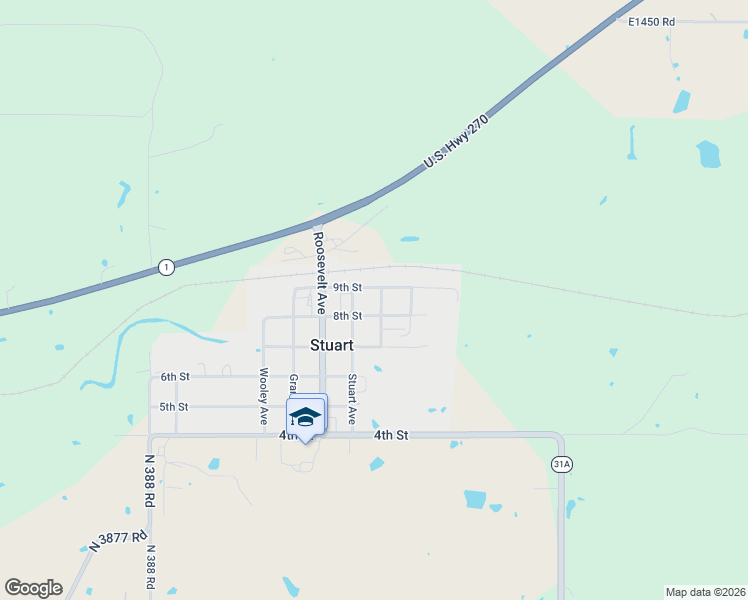 map of restaurants, bars, coffee shops, grocery stores, and more near 935 9th Street in Stuart