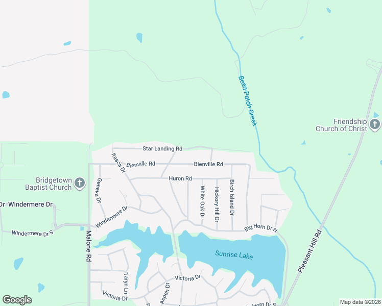map of restaurants, bars, coffee shops, grocery stores, and more near 4519 Star Landing Road in DeSoto County