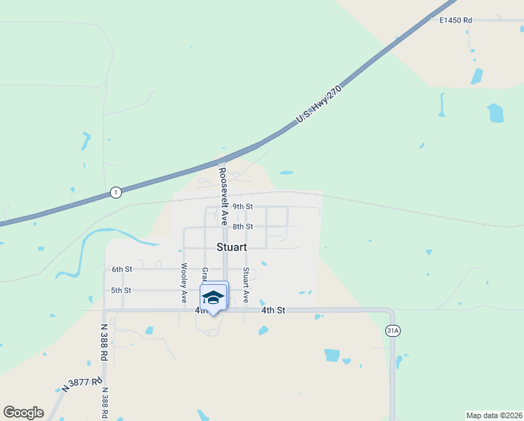 map of restaurants, bars, coffee shops, grocery stores, and more near 935 9th Street in Stuart