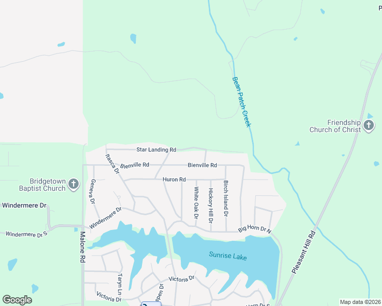 map of restaurants, bars, coffee shops, grocery stores, and more near 4519 Star Landing Road in DeSoto County