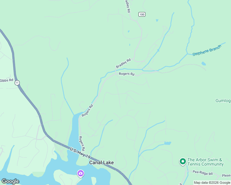 map of restaurants, bars, coffee shops, grocery stores, and more near 174 Pinehurst Road in Blairsville