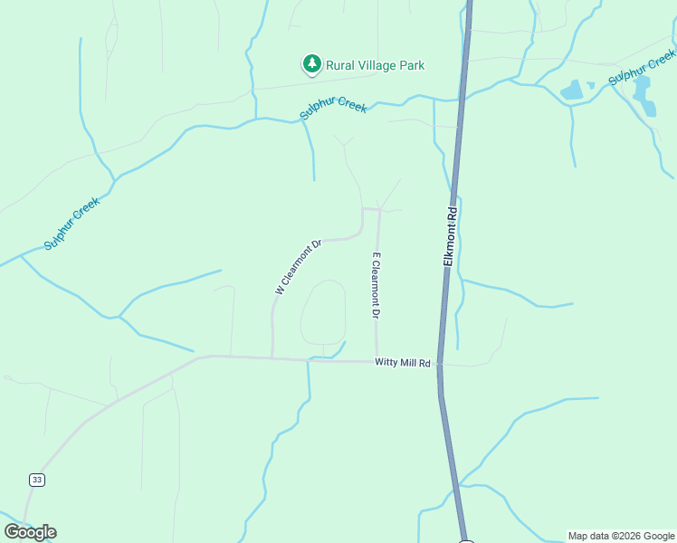 map of restaurants, bars, coffee shops, grocery stores, and more near 23900 East Clearmont Drive in Elkmont