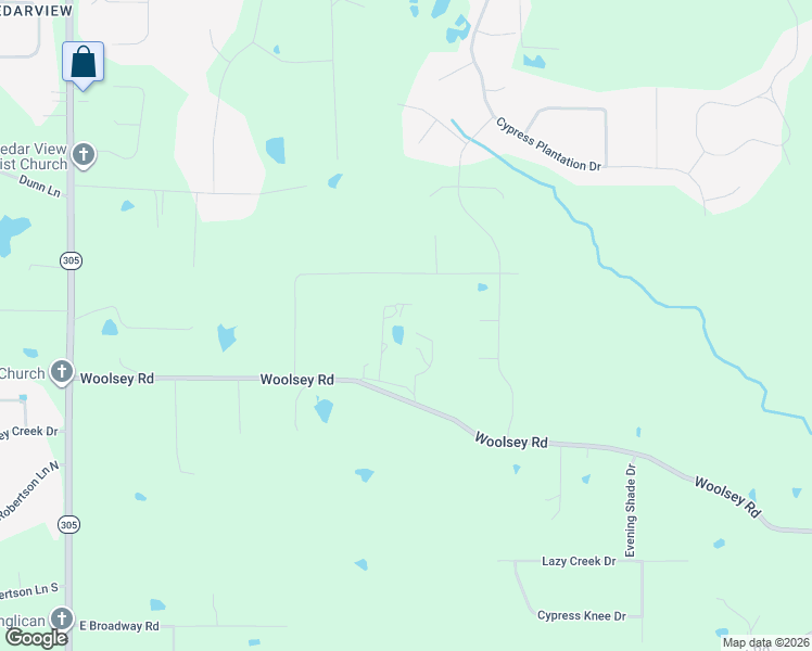 map of restaurants, bars, coffee shops, grocery stores, and more near 9776 Woolsey Road in Olive Branch