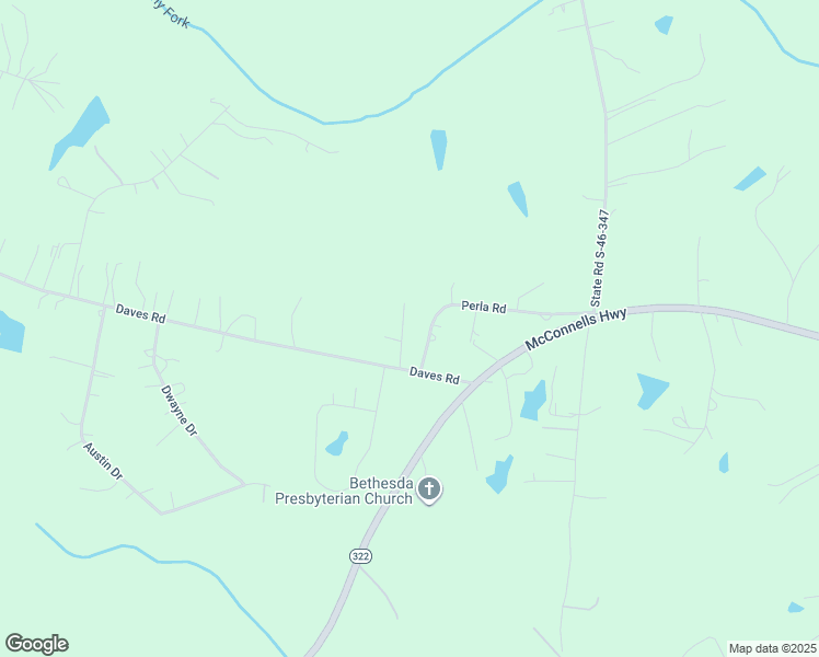 map of restaurants, bars, coffee shops, grocery stores, and more near 3530 Wade Dills Road in York