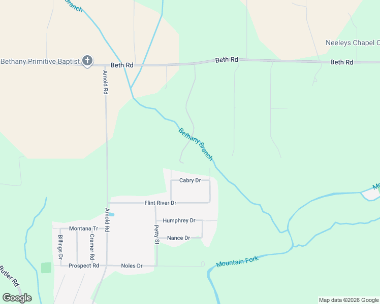 map of restaurants, bars, coffee shops, grocery stores, and more near 506 Beth Road in New Market