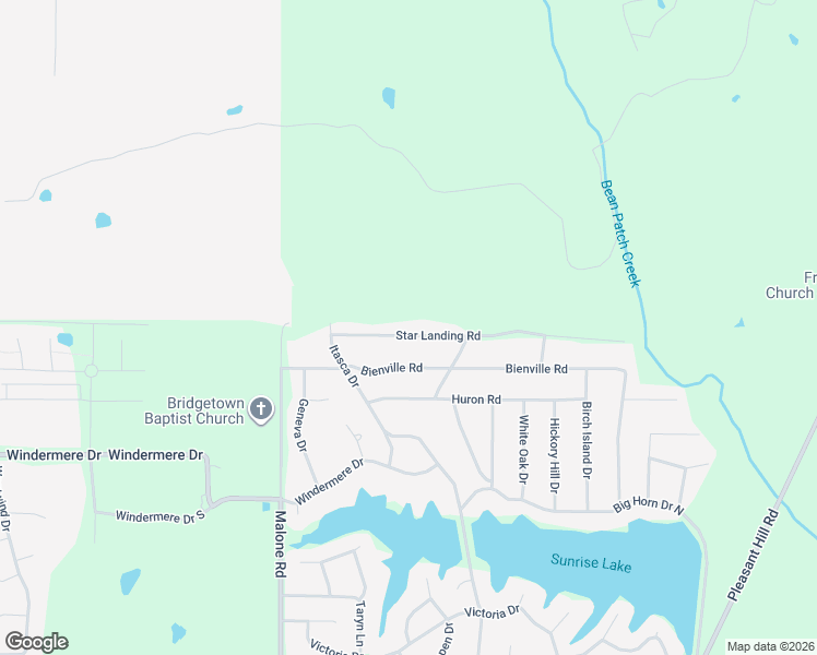 map of restaurants, bars, coffee shops, grocery stores, and more near 4259 Star Landing Road in DeSoto County