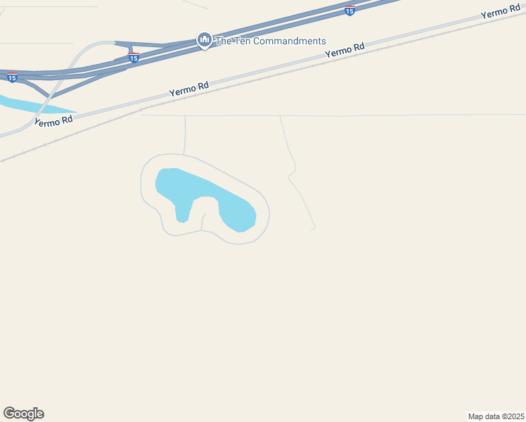 map of restaurants, bars, coffee shops, grocery stores, and more near 39581 Mountain View Road in Yermo