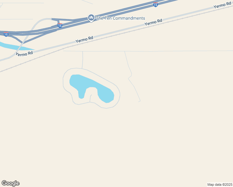 map of restaurants, bars, coffee shops, grocery stores, and more near 39581 Mountain View Road in Yermo