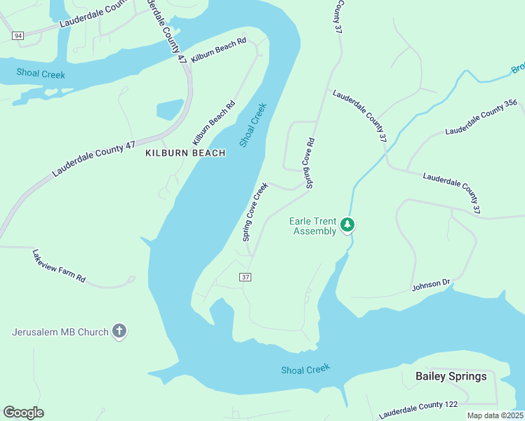 map of restaurants, bars, coffee shops, grocery stores, and more near Spring Cove Creek in Florence