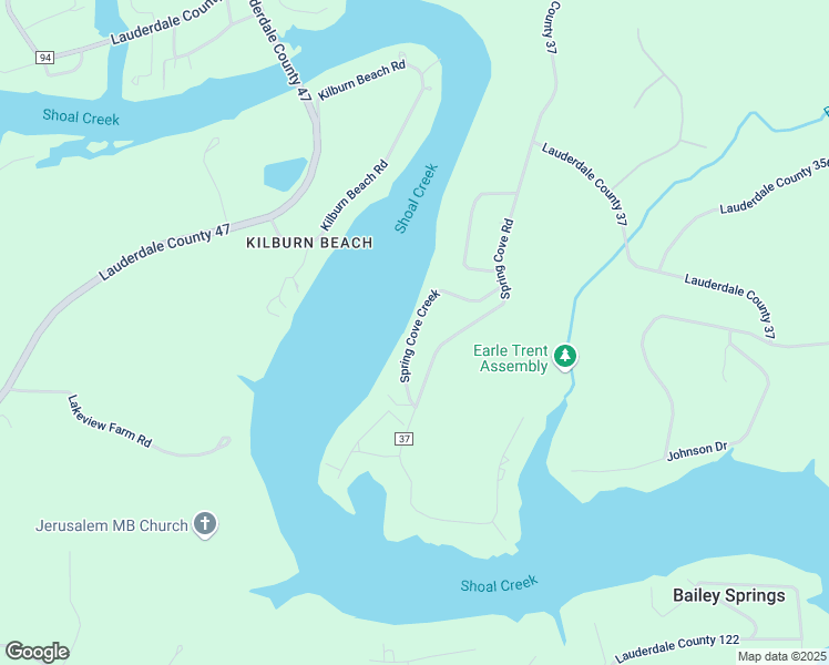 map of restaurants, bars, coffee shops, grocery stores, and more near Spring Cove Creek in Florence