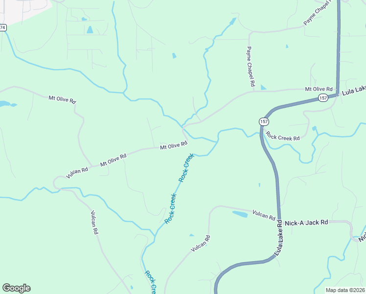 map of restaurants, bars, coffee shops, grocery stores, and more near 941 Mount Olive Road in Lookout Mountain