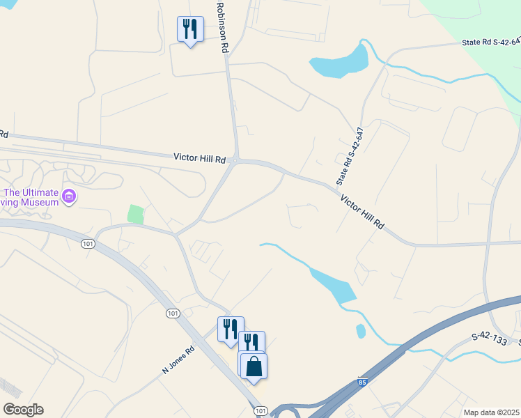 map of restaurants, bars, coffee shops, grocery stores, and more near 2988 Green Road in Greer