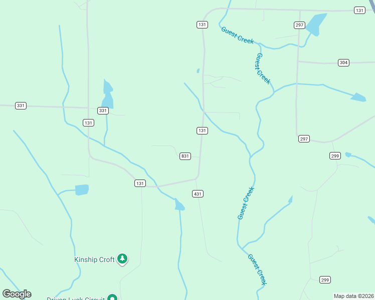 map of restaurants, bars, coffee shops, grocery stores, and more near 48 County Road 831 in Bryant