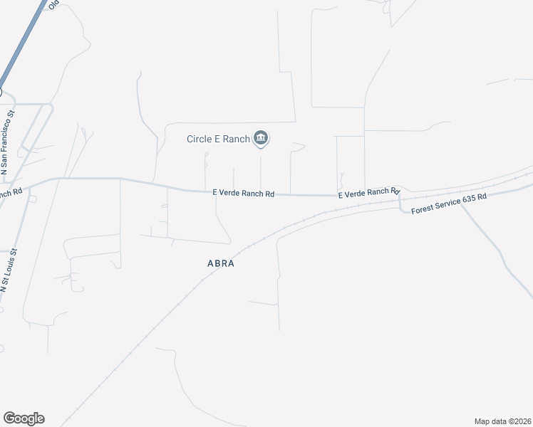 map of restaurants, bars, coffee shops, grocery stores, and more near 1799 Forest Service 635 Road in Paulden