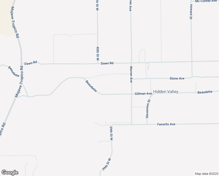 map of restaurants, bars, coffee shops, grocery stores, and more near Beaudette in Rosamond
