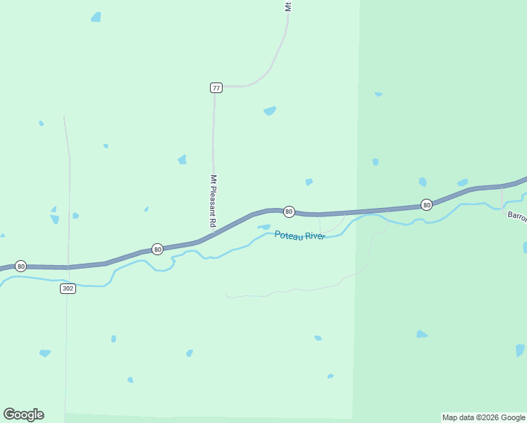 map of restaurants, bars, coffee shops, grocery stores, and more near Highway 80 in Waldron