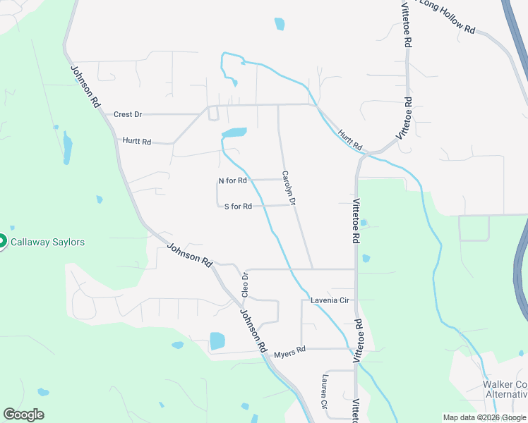 map of restaurants, bars, coffee shops, grocery stores, and more near 117 South Forest Road in Chickamauga