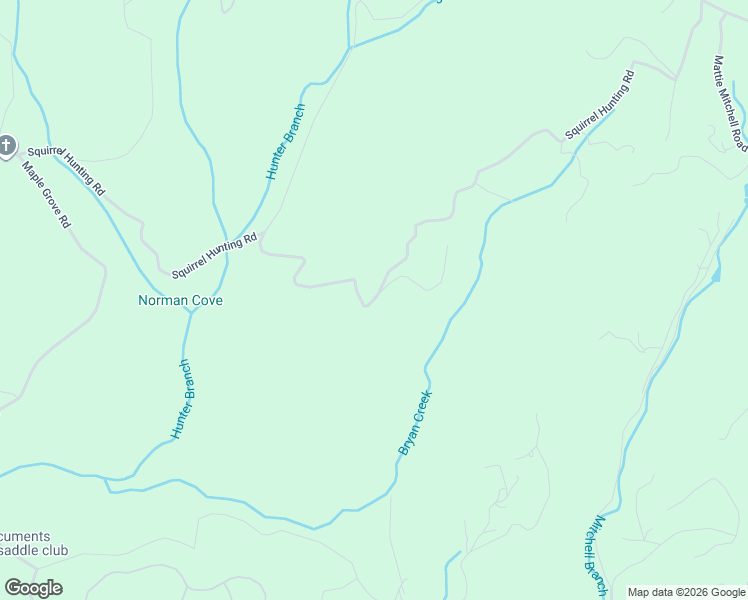 map of restaurants, bars, coffee shops, grocery stores, and more near Squirrel Hunting Road in Morganton