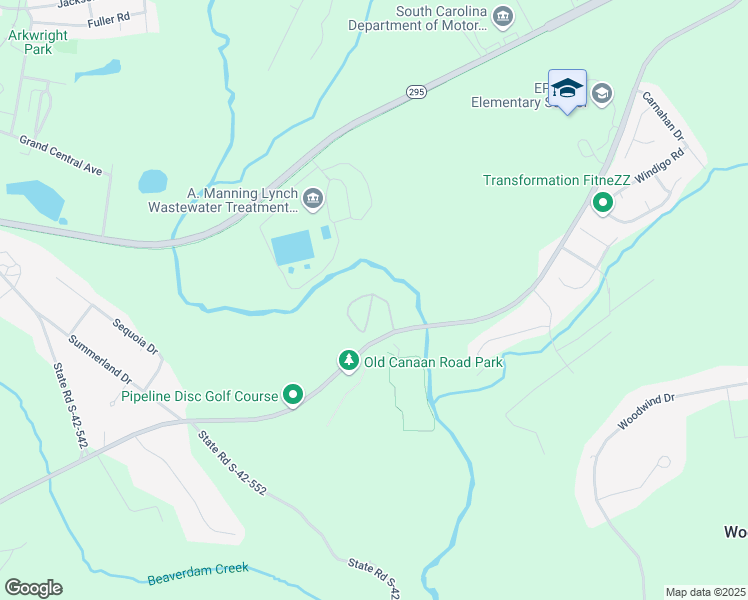 map of restaurants, bars, coffee shops, grocery stores, and more near 810 Canaan Pointe Drive in Spartanburg