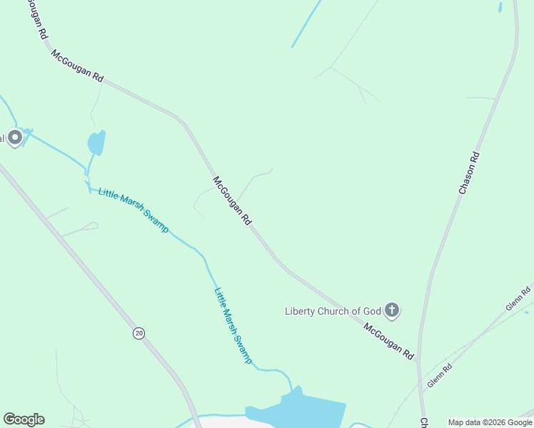 map of restaurants, bars, coffee shops, grocery stores, and more near 68-72 McGougan Road in Lumber Bridge